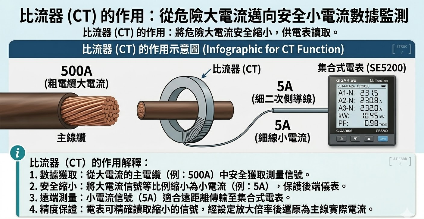 比流器CT的作用與接線範例
